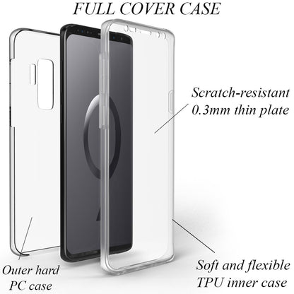 NALIA 360° Hülle für Samsung Galaxy S9 Plus – Vorne & Hinten Schutz – 360GUARD (Full-Body Case) – Marke aus Berlin