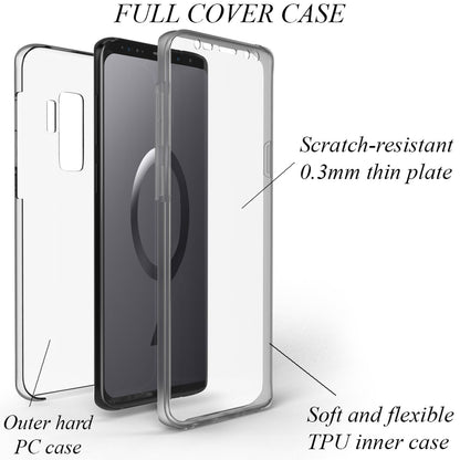 NALIA 360° Hülle für Samsung Galaxy S9 Plus – Vorne & Hinten Schutz – 360GUARD (Full-Body Case) – Marke aus Berlin