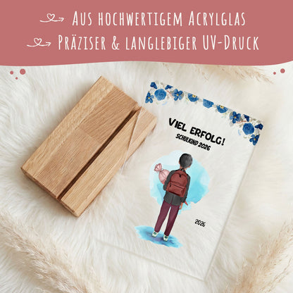 Acrylglas mit Konfiguration - Einschulung