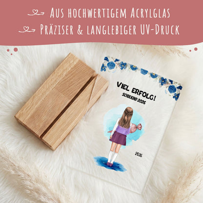 Acrylglas mit Konfiguration - Einschulung