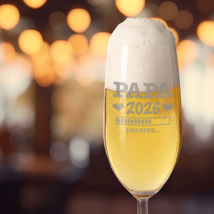 Leonardo Bierglas mit Gravur "Papa Loading"