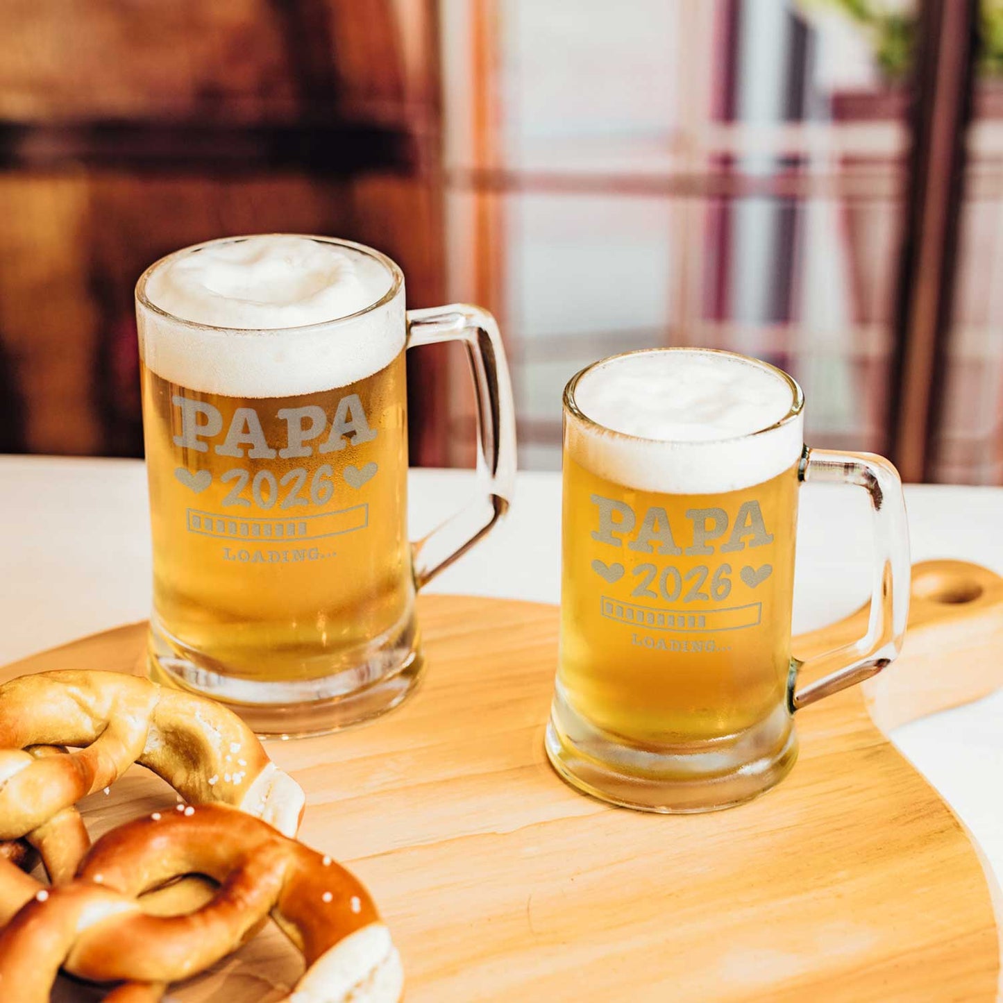 Montana Bierkrug mit Gravur "Papa Loading"