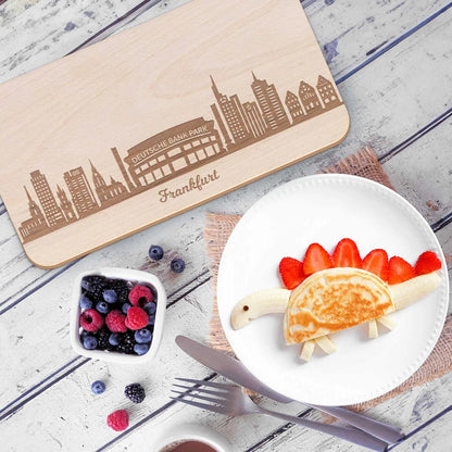 Frühstücksbrettchen Skyline Frankfurt