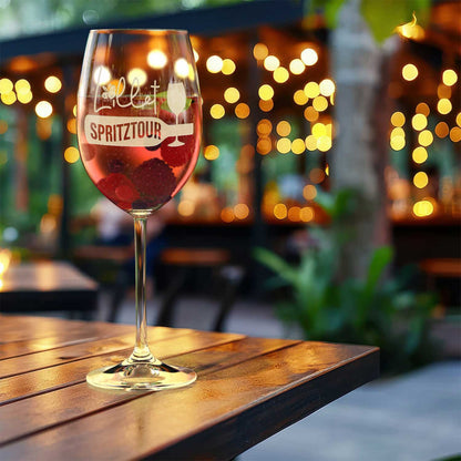 Leonardo Weinglas mit Gravur - "Lillet Spritztour"