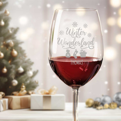 Leonardo Weinglas mit Gravur - "Winter Wonderland"