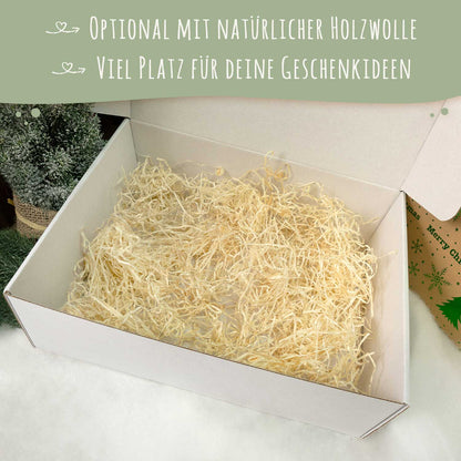 Personalisierte DIY Geschenkbox - Frohe Weihnachten mit Wunschtext