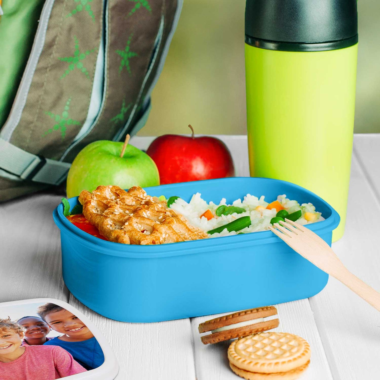 Bedruckte Lunchbox für Kinder - Personalisiert mit Foto