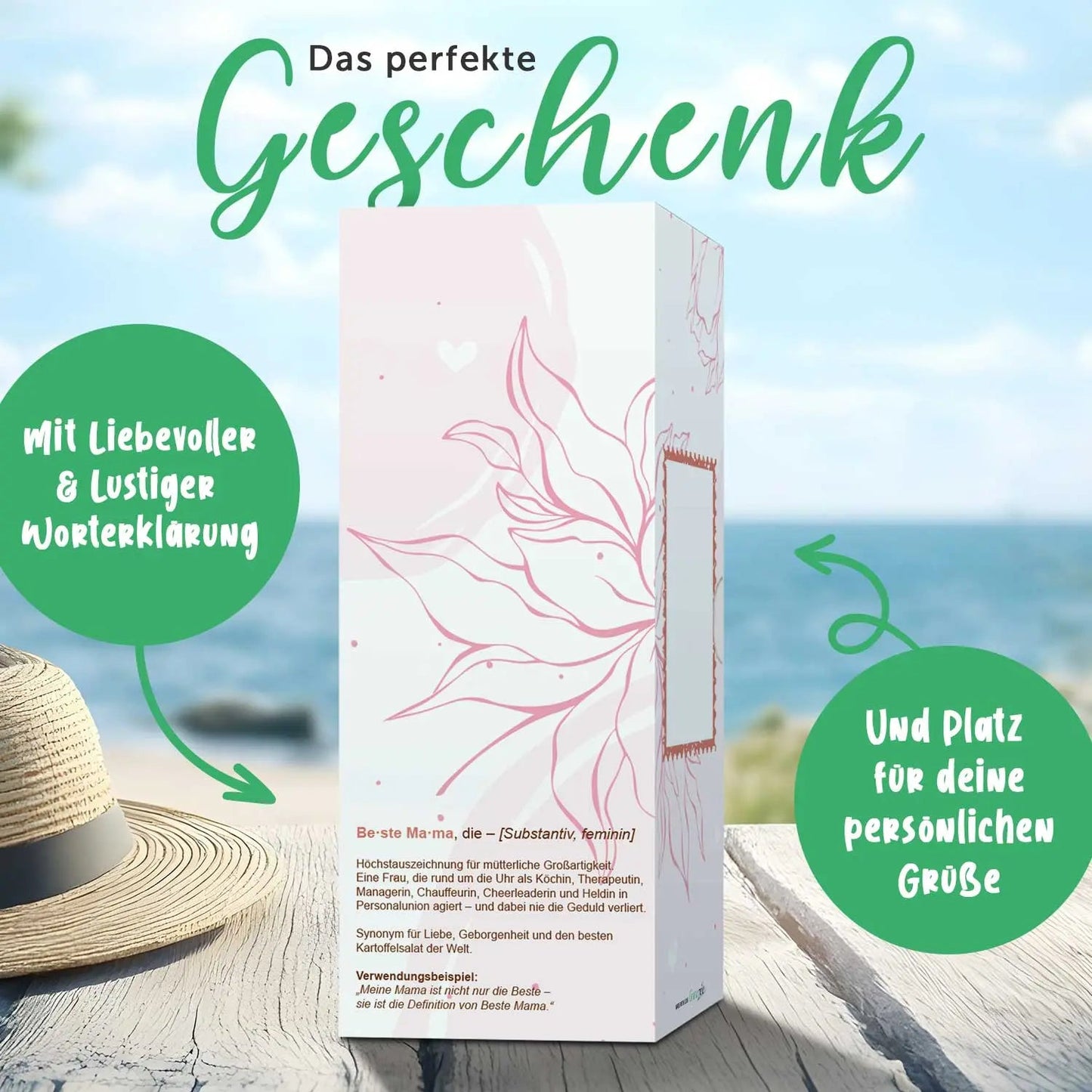 Leonardo Weinglas mit Gravur "Beste Mama der Welt"