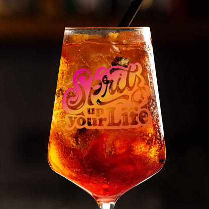 Leonardo Weinglas mit UV-Druck - "Spritz up your Life"