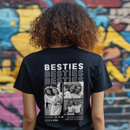 Personalisiertes Oversized T-Shirt - Besties