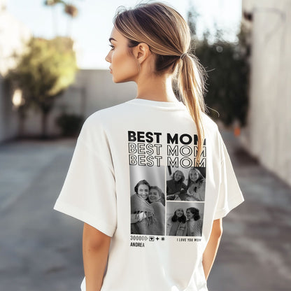 Personalisiertes Oversized T-Shirt - Mom