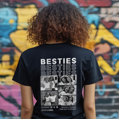 Personalisiertes Oversized T-Shirt - Besties