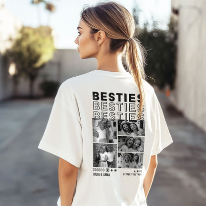 Personalisiertes Oversized T-Shirt - Besties