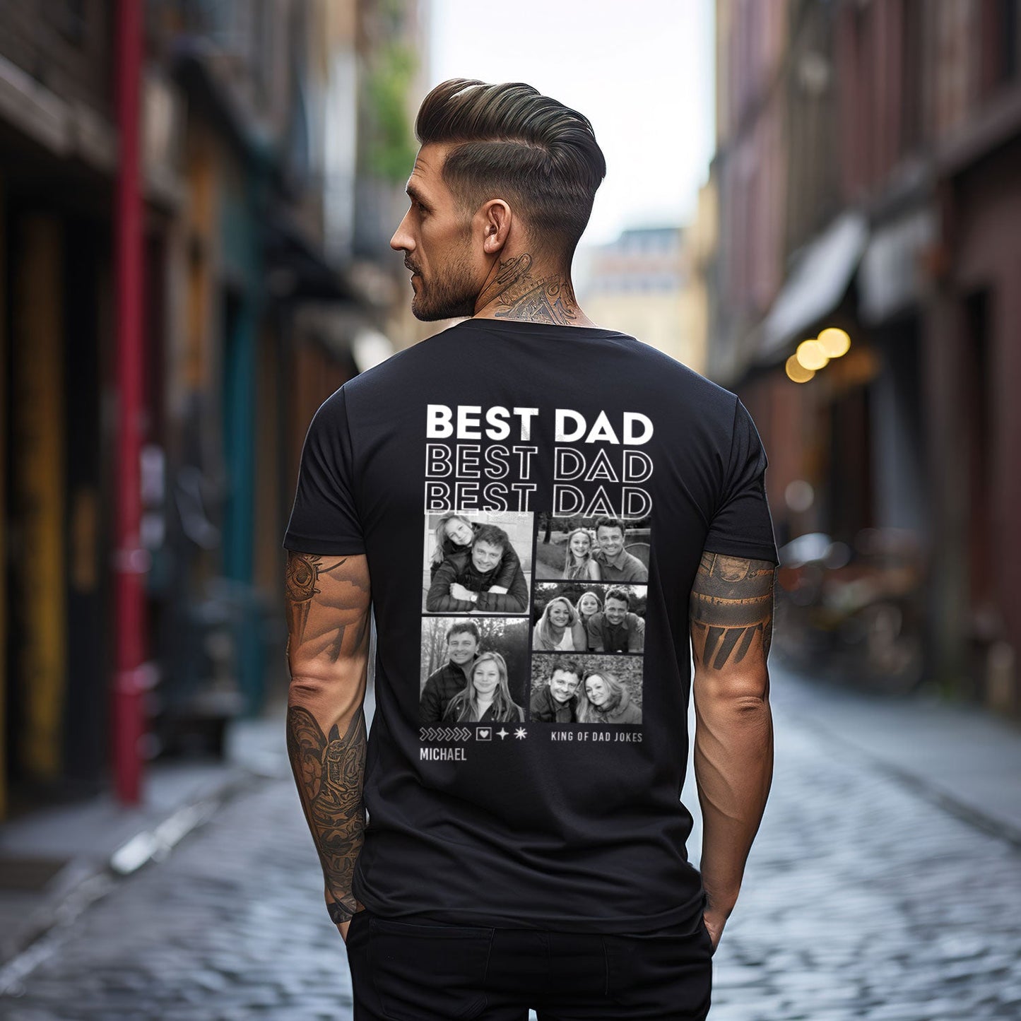 Personalisiertes Oversized T-Shirt - Dad
