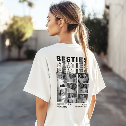 Personalisiertes Oversized T-Shirt - Besties