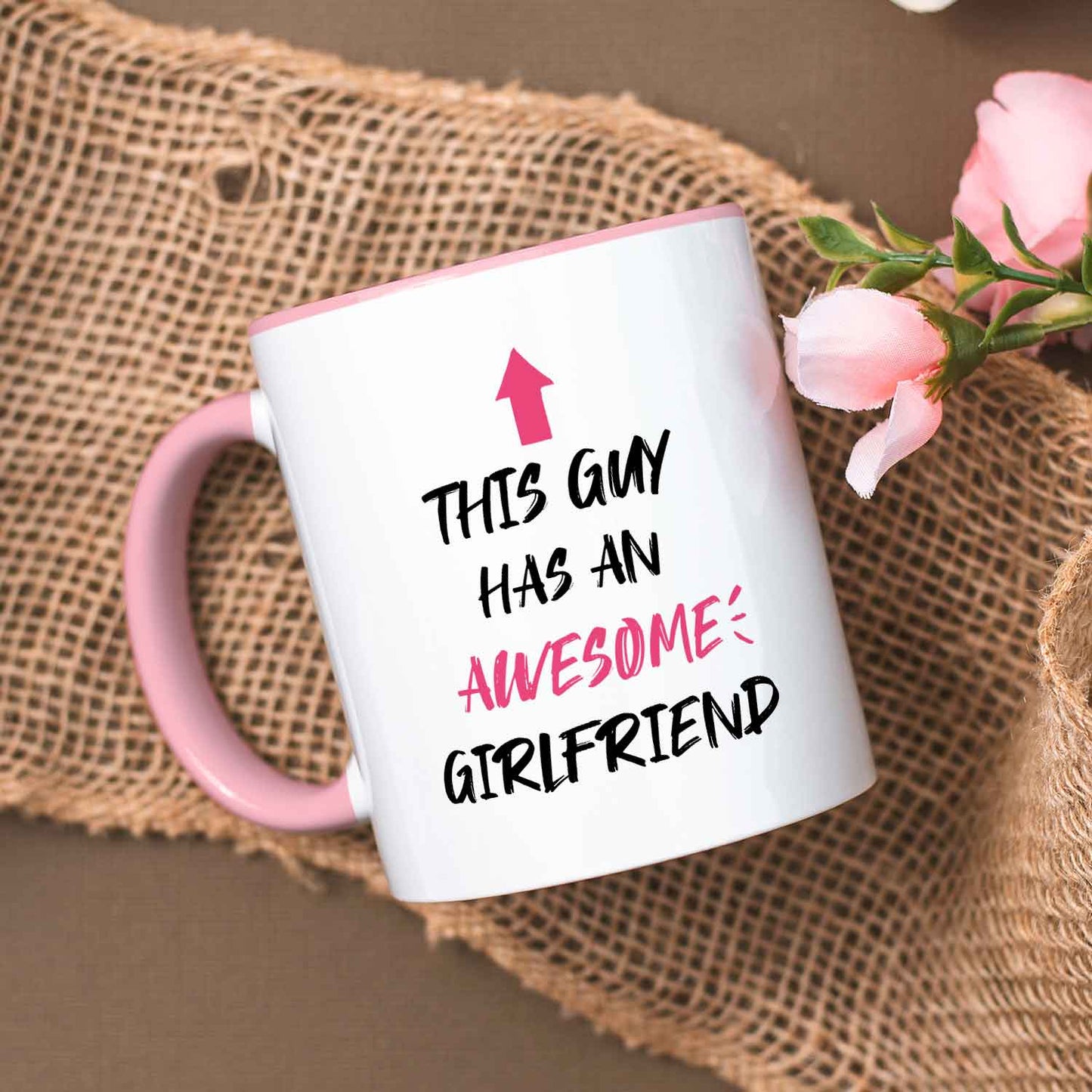 Bedruckte Tasse mit Spruch - Awesome Girlfriend