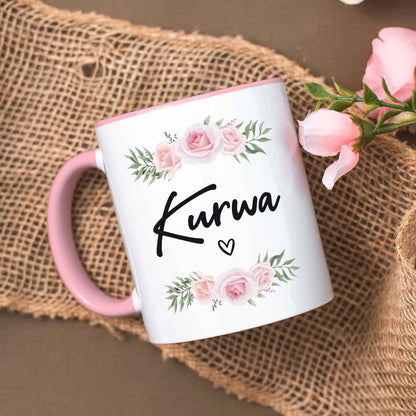 Bedruckte Tasse Kurwa