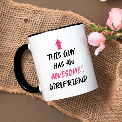 Bedruckte Tasse mit Spruch - Awesome Girlfriend