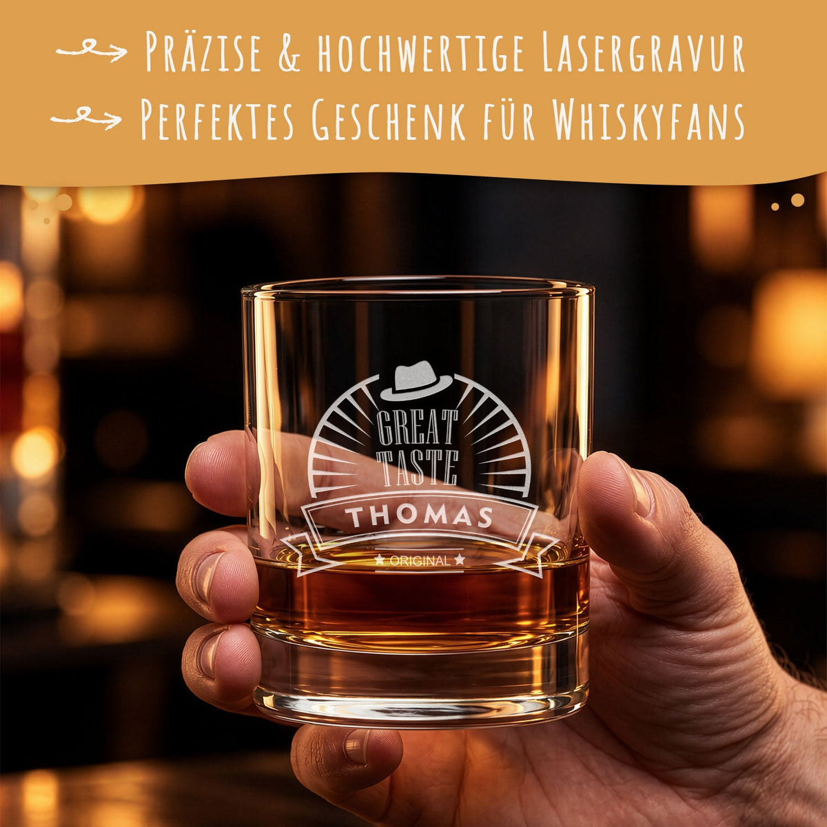Leonardo Whiskyglas Great Taste mit Gravur