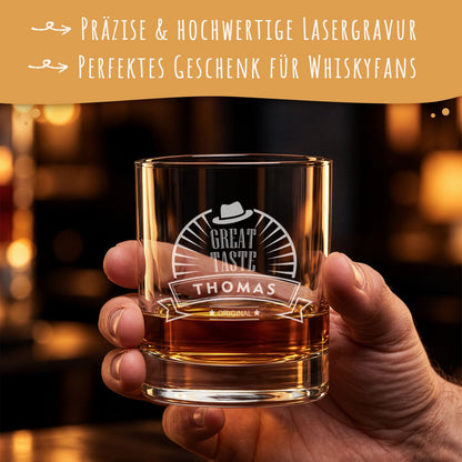 Leonardo Whiskyglas Great Taste mit Gravur