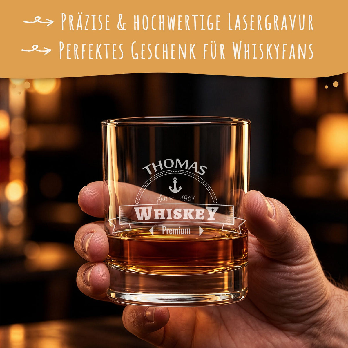 Leonardo Whiskyglas mit Gravur "Heimathafen"