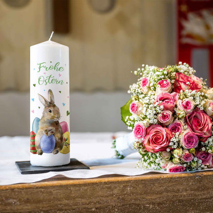 Große Kerze "Osterhase" zu Ostern