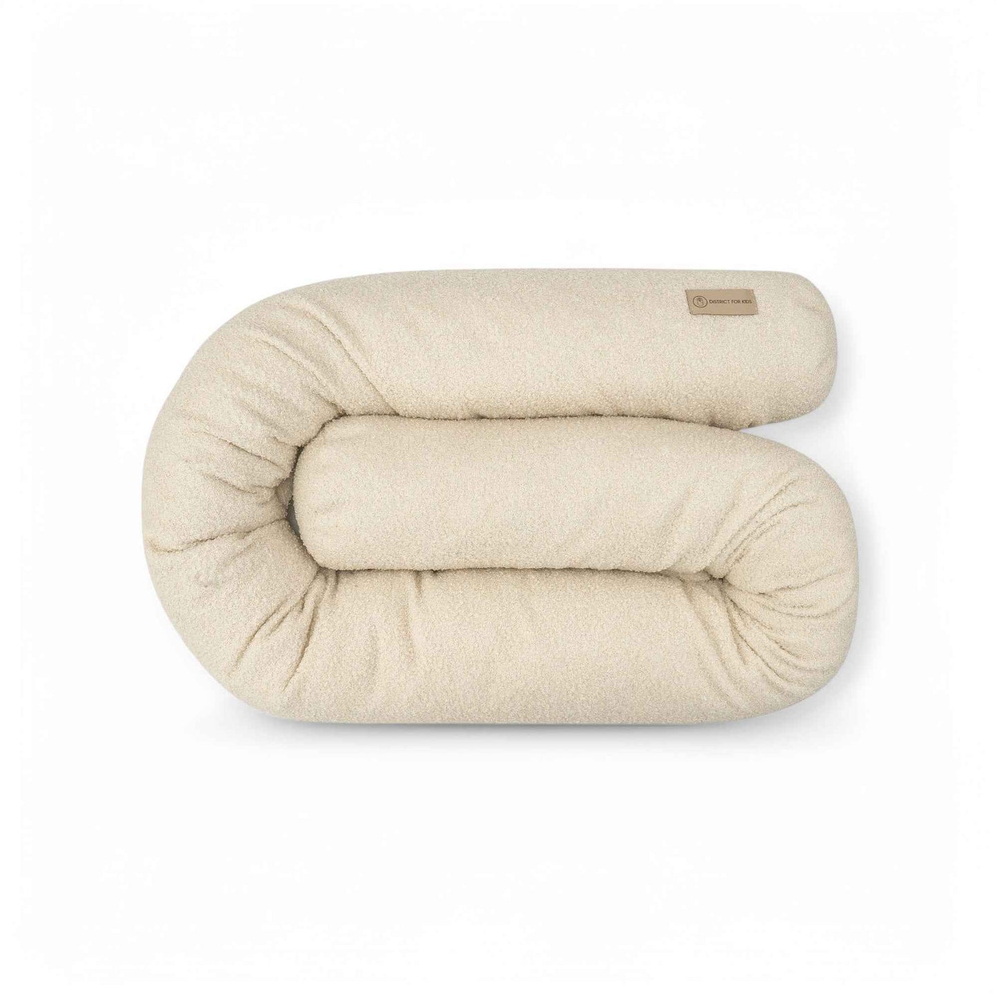 Bettschlange einsträngig Teddystoff Boucle – Schutz & Vielseitig