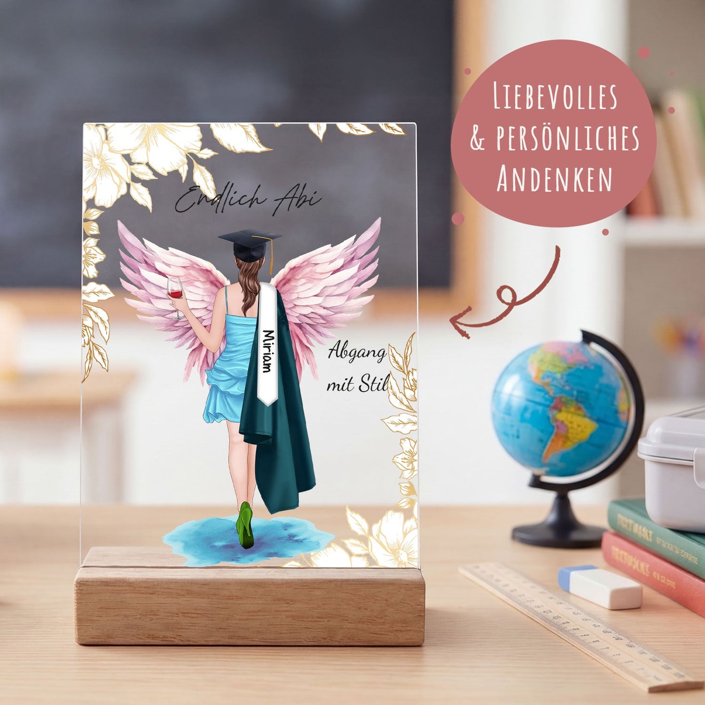 Acrylglas mit Konfiguration - Schulabschluss Bachelor/Master
