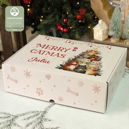Personalisierter DIY Adventskalender mit Catmas Design zum selbst Befüllen