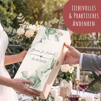Leonardo Gläser mit Gravur im "Wedding Love" Design als Set