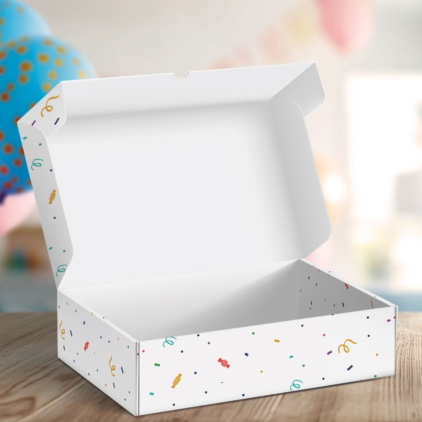 Personalisierte DIY Geschenkbox - Konfetti mit Wunschtext
