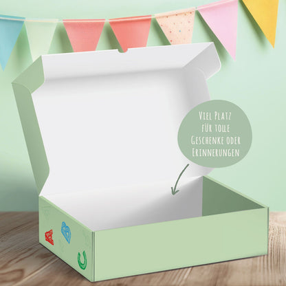Personalisierte Geschenkbox - Schulkind Kreide - Einschulung