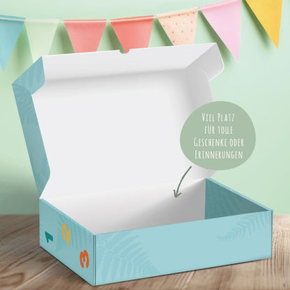Personalisierte Geschenkbox - Schulkind Dino - Einschulung
