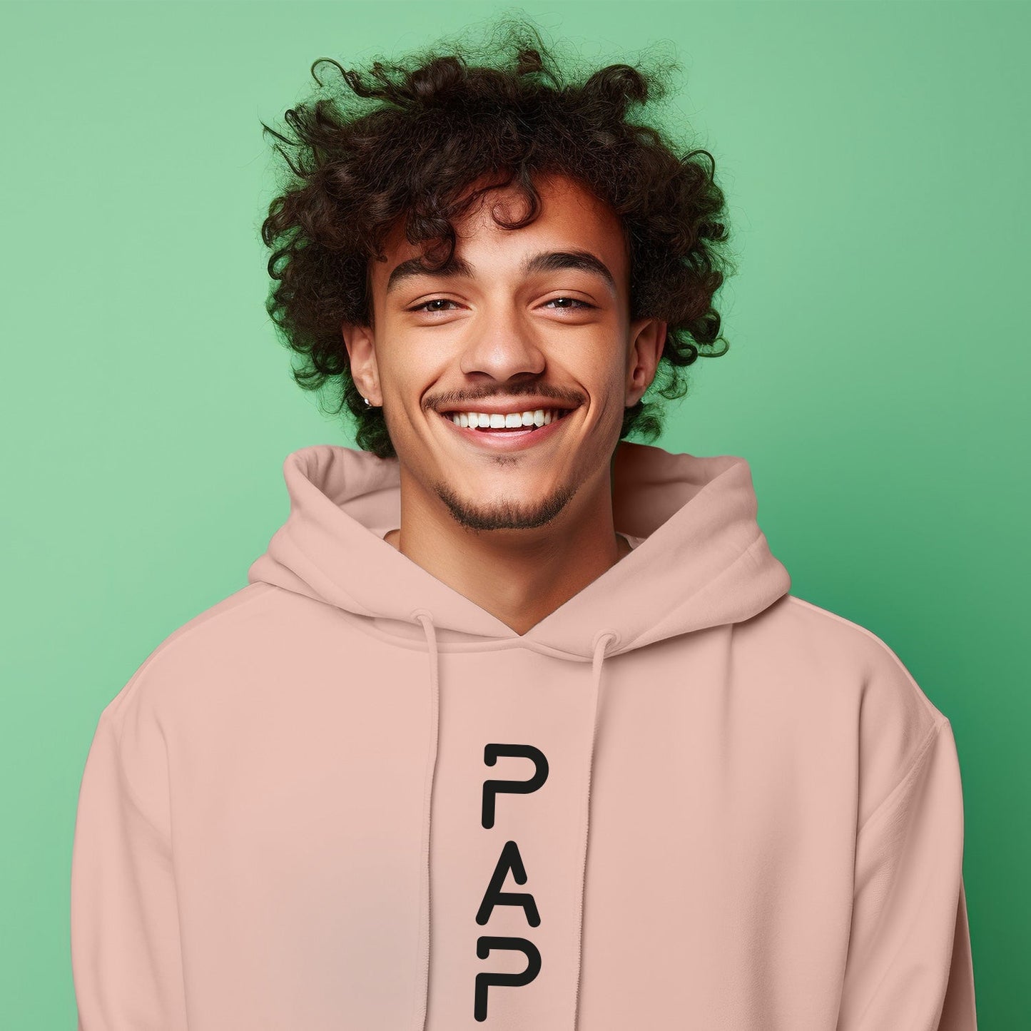 Personalisierter Hoodie für Herren - PAPA EST. Space