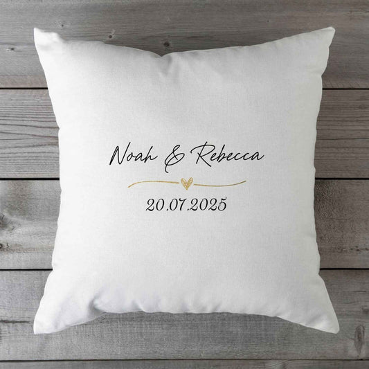 Personalisiertes Kissen mit Motiv - Wedding Love
