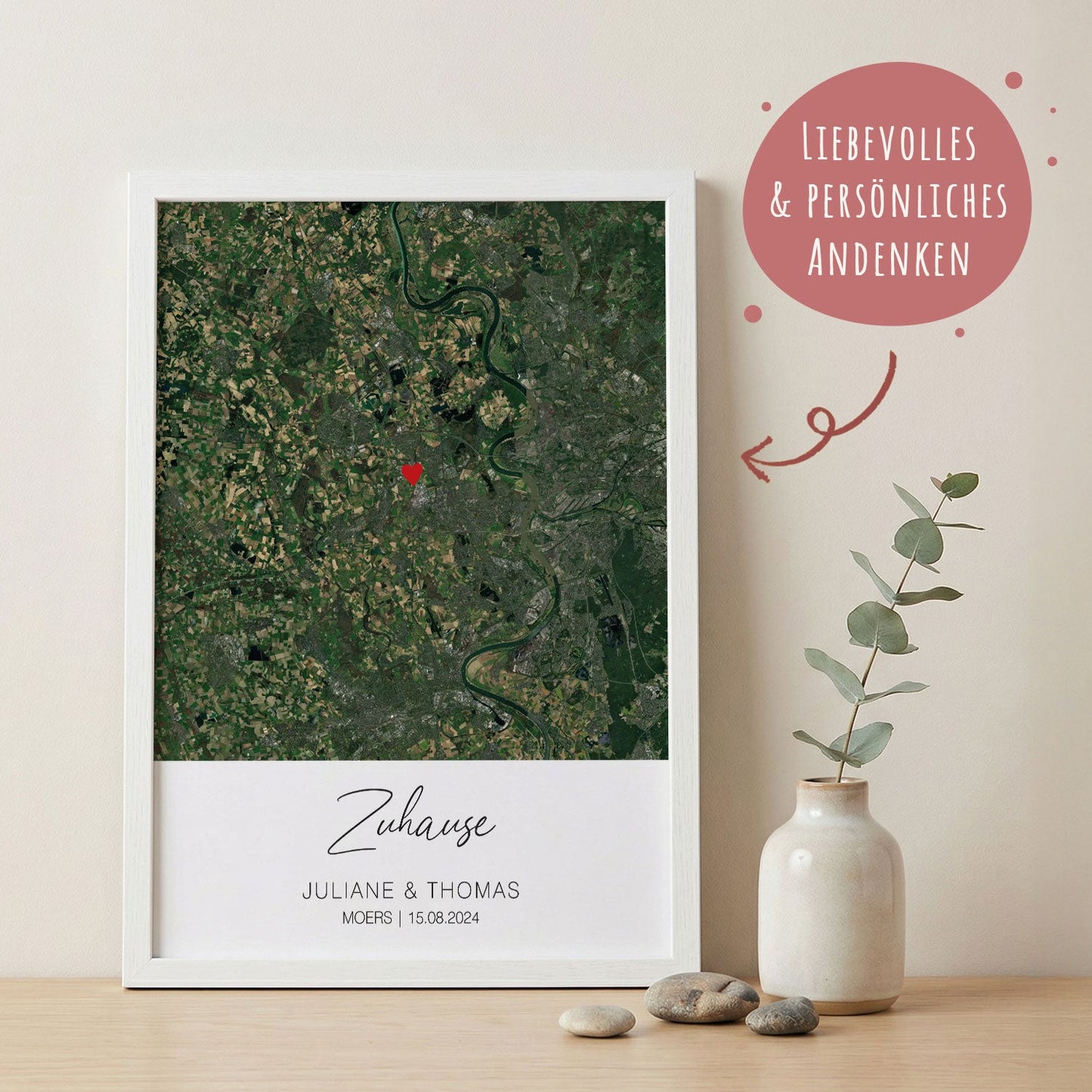 Personalisiertes Poster - Zuhause - Personalisiertes Geschenk