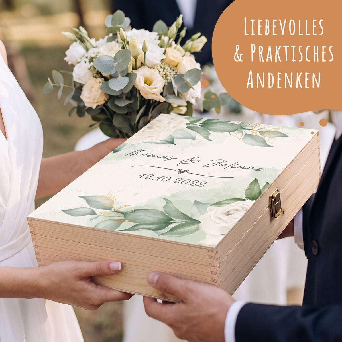 Leonardo Gläser mit Gravur im "Wedding Love" Design als Set