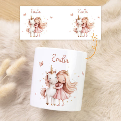 Spardose aus Keramik - Prinzessin