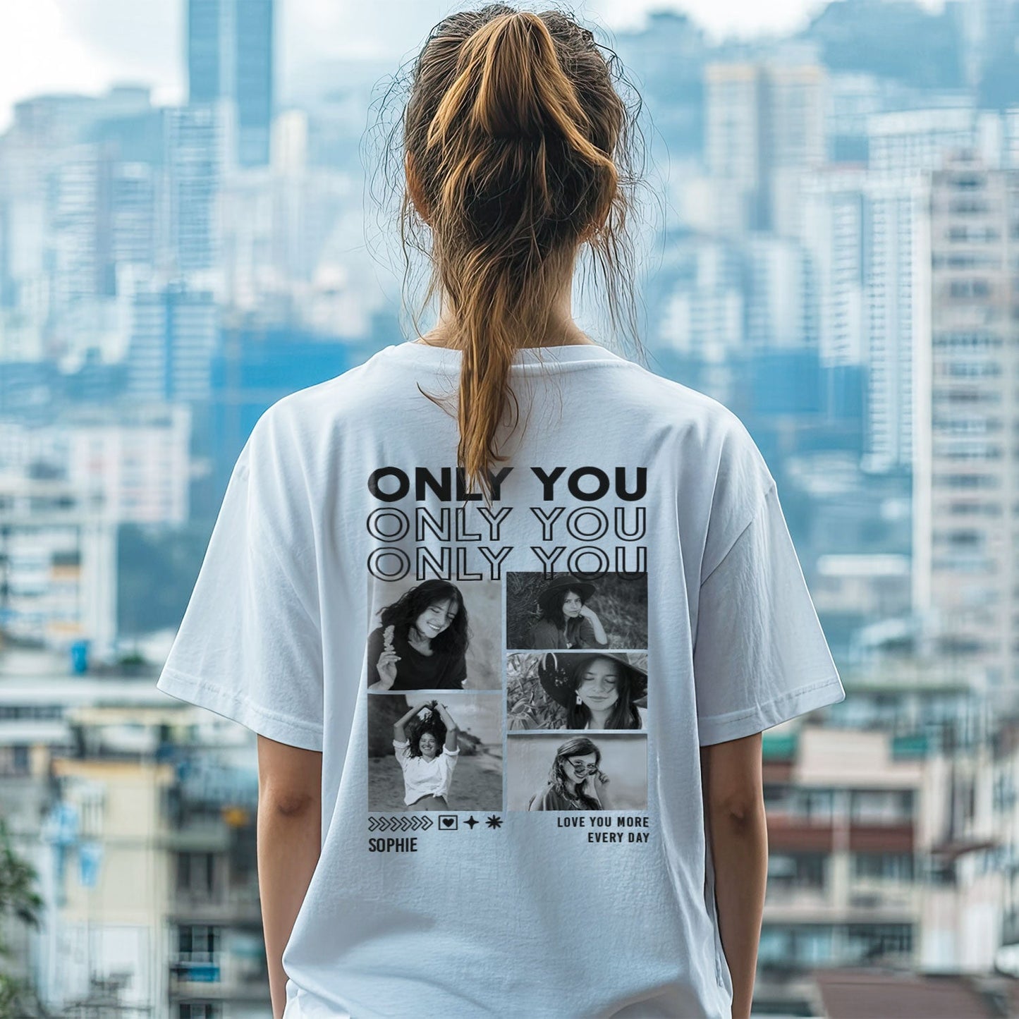 Personalisiertes Oversized T-Shirt - Only You