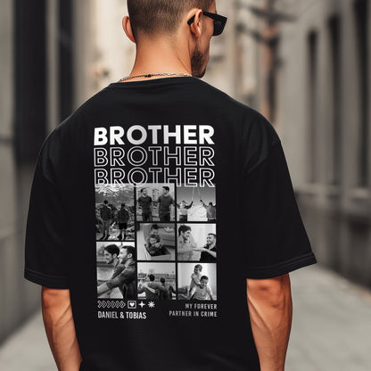 Personalisiertes Oversized T-Shirt - Brother