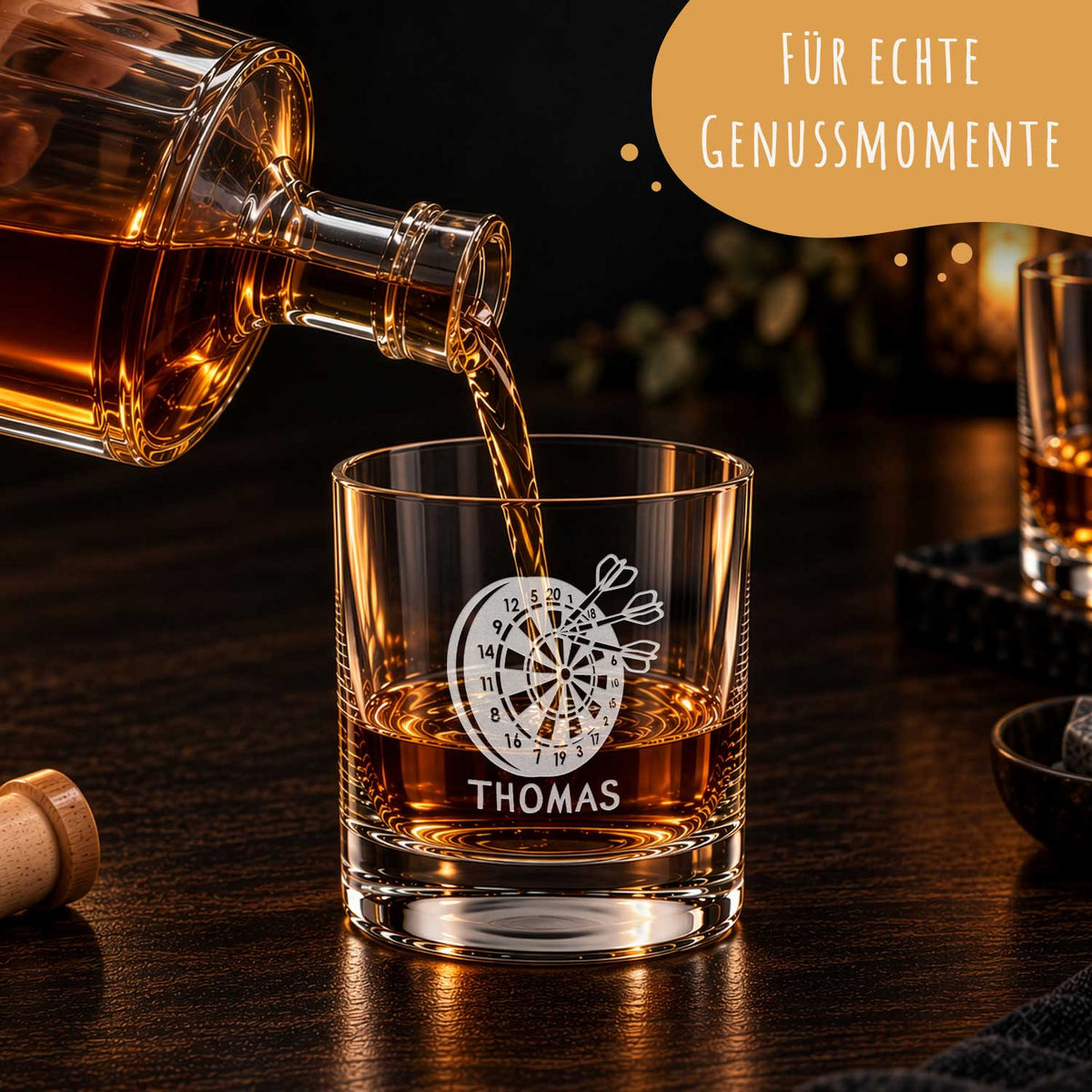 Leonardo Whiskyglas mit Gravur "Dart 180"