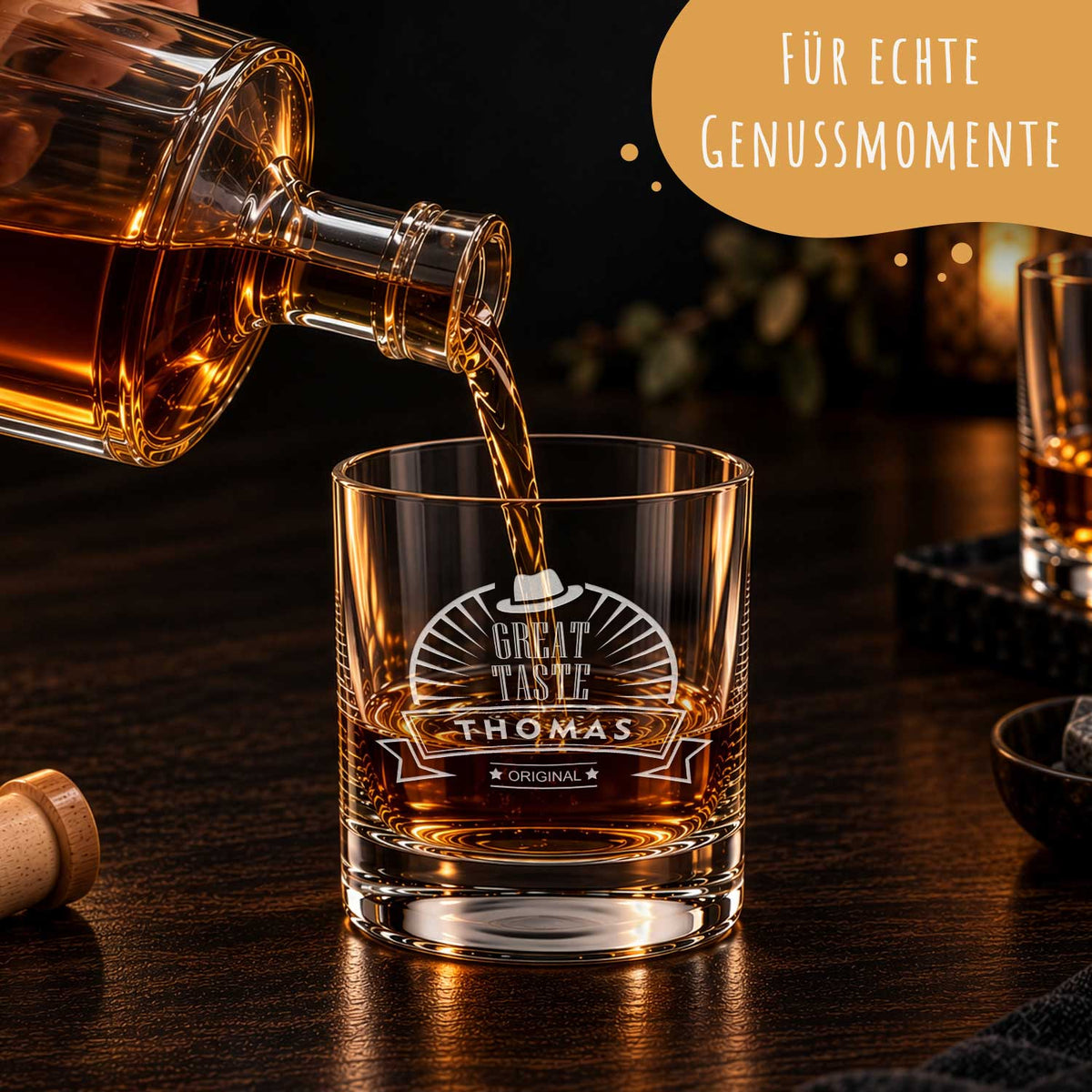 Leonardo Whiskyglas Great Taste mit Gravur