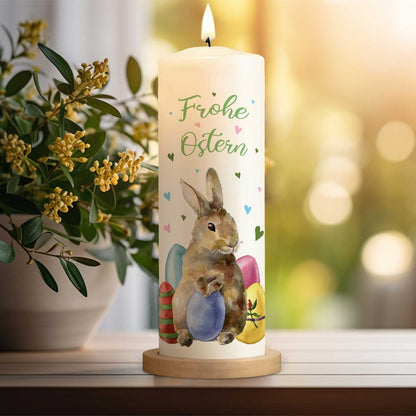 Große Kerze "Osterhase" zu Ostern