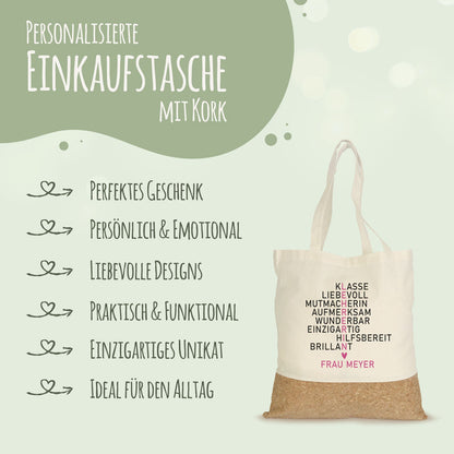 Einkaufstasche Kork - Wortspiel