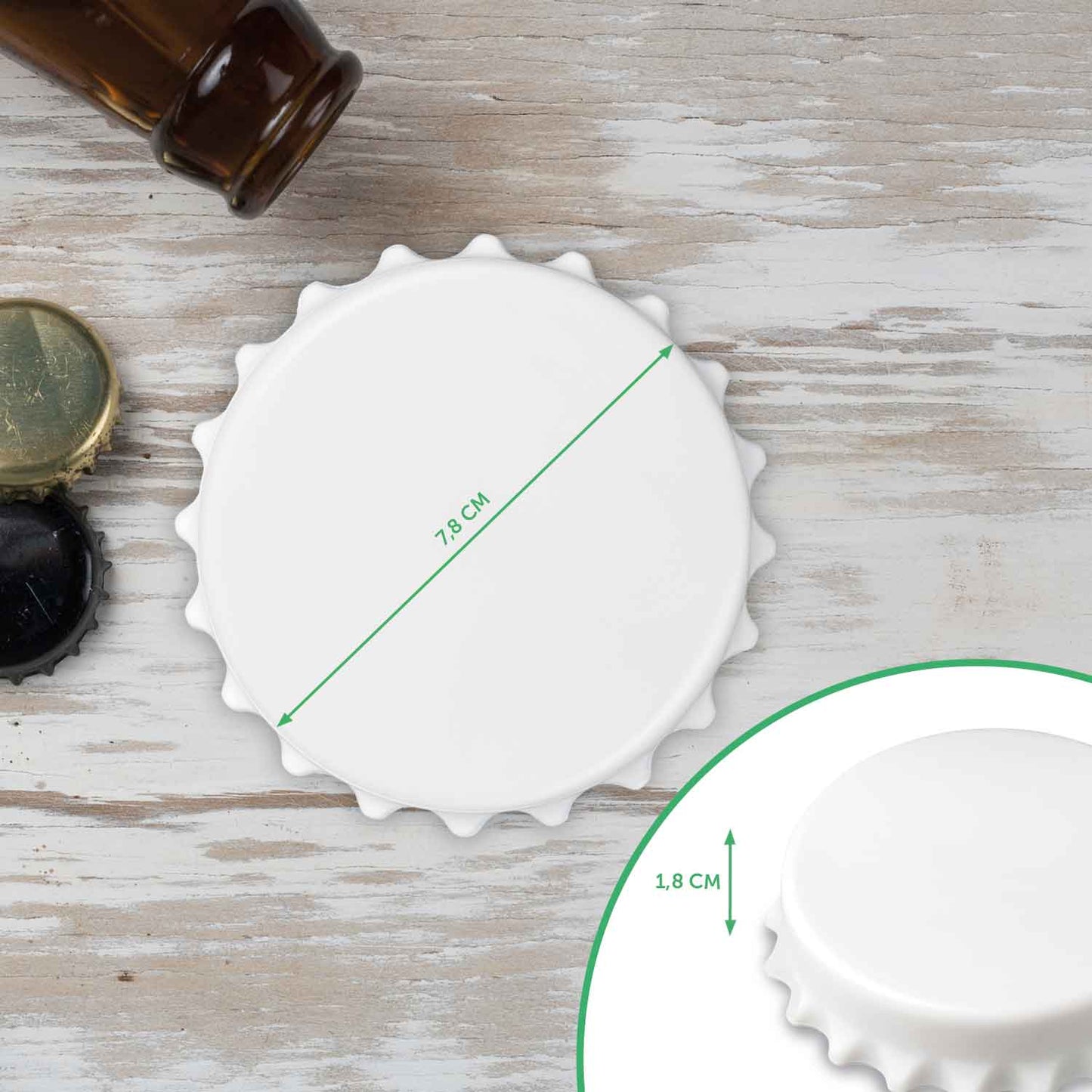 Flaschenöffner mit UV Druck - Foto Motiv - Personalisiert mit eigenem Bild und Text