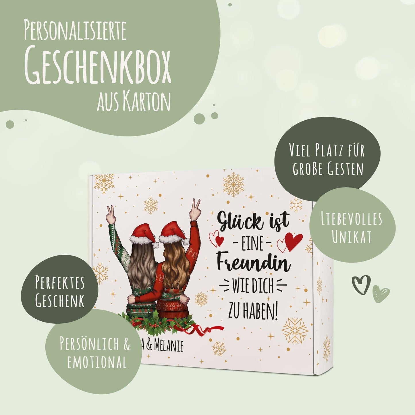 Personalisierte DIY Geschenkbox - Konfiguration Beste Freundin