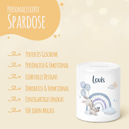 Spardose aus Keramik - Ballon