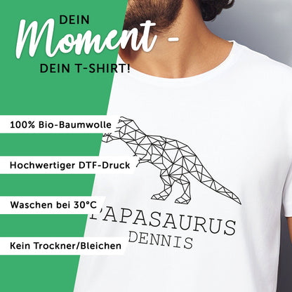 Bedrucktes T-Shirt für Herren - PAPASAURUS