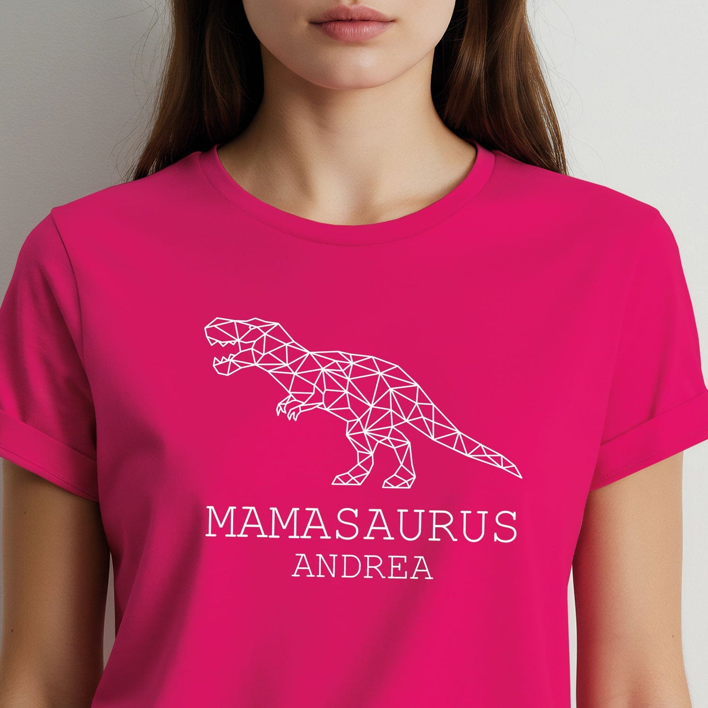 Personalisiertes T-Shirt für Damen - MAMASAURUS