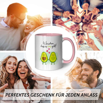 Bedruckte Tasse mit Spruch - Avocado Love